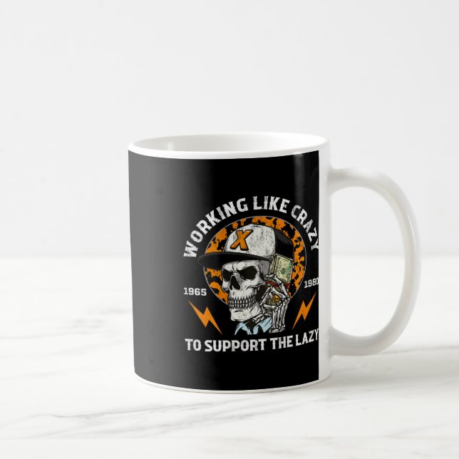 Halloween arbetar som galet för att stödja Lazy I Kaffemugg (Höger)