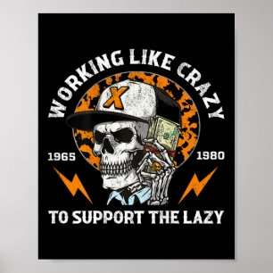 Halloween arbetar som galet för att stödja Lazy I Poster