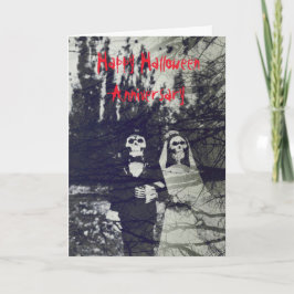 Halloween årsdag kort