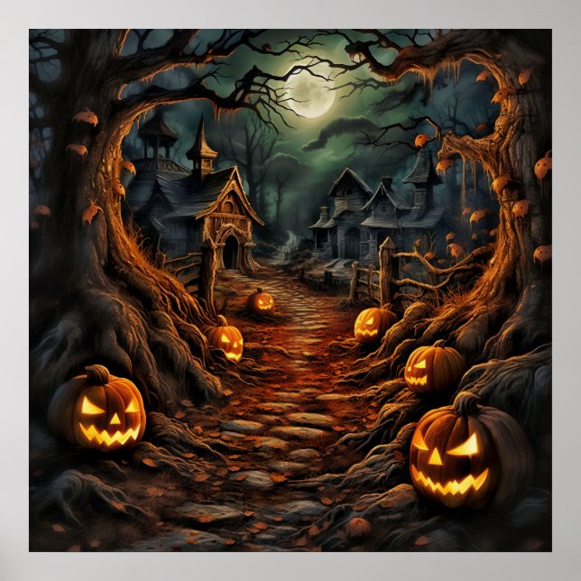 Halloween Art Poster (Framsidan)