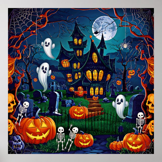Halloween Art Poster (Framsidan)