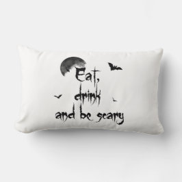 Halloween - Ät, drick och läs Lumbarkudde