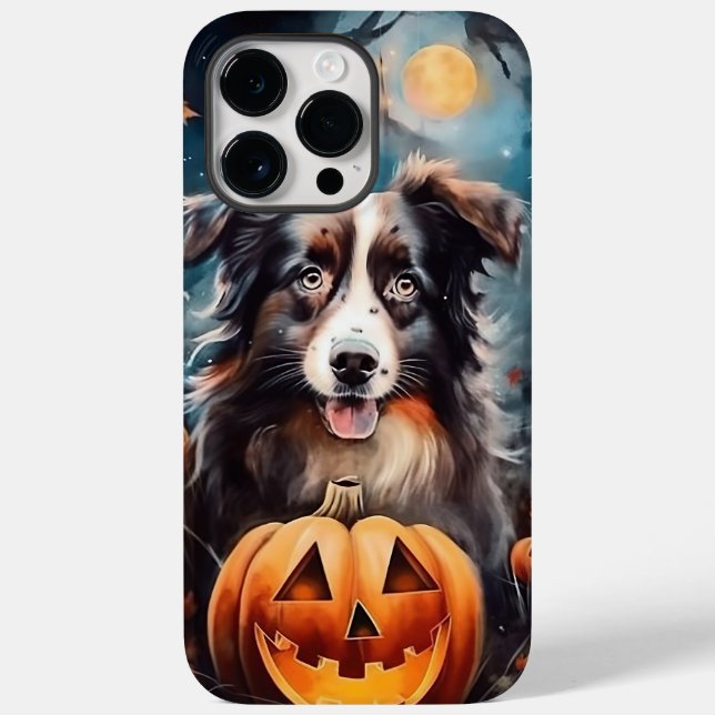 Halloween Australian shepherd med påssjuka (Baksida)