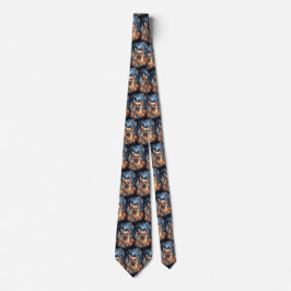 Halloween Australian Terrier med pumpkins Scary Slips