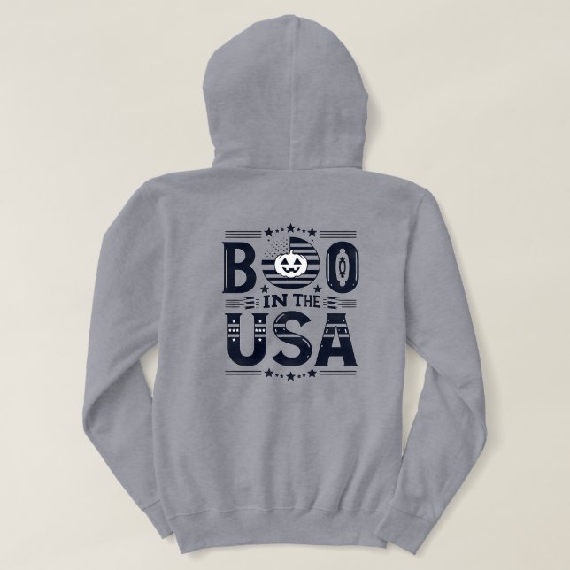 Halloween-autentisering i Amerika T Shirt (Design baksida)