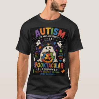 Halloween Autism T-Shirt på svenska