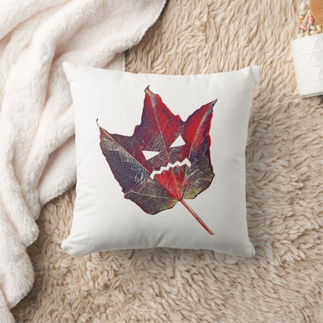 Halloween Autumn Foliage Löv Fall Thanksgiving Kudde (Filt)