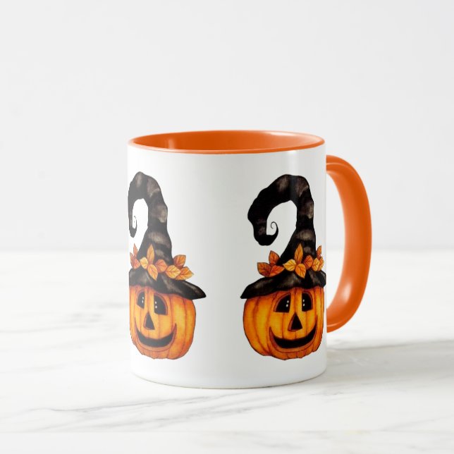 Halloween/Autumn Jack-o-Lantern Mugg (Framsida höger)