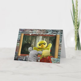 Halloween-äventyr. Grattiskort Kort