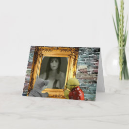 Halloween Äventyr. Kort för hälsning