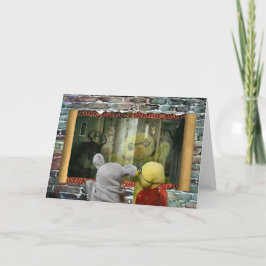 Halloween Äventyr. Kort för hälsning