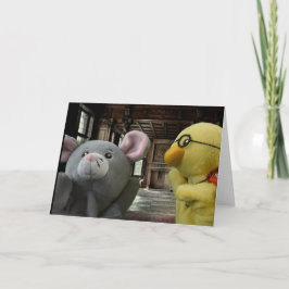 Halloween Äventyr. Kort för hälsning