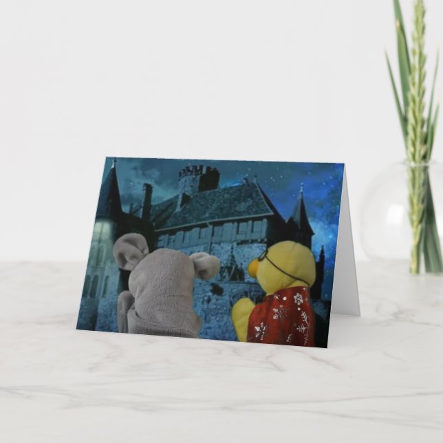 Halloween Äventyr-kort Kort (Framsida)