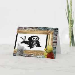 Halloween-äventyr. Vykort