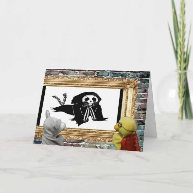 Halloween-äventyr. Vykort (Framsida)