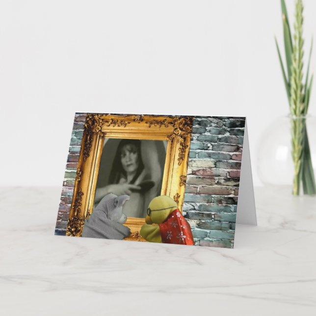 Halloween-äventyr. Vykort (Framsida)