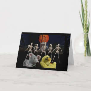 Halloween-äventyr. Vykort