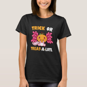 Halloween Axolotl Bus eller godis Axolotl Costume T Shirt