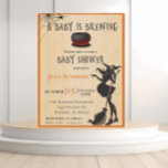 Halloween Baby är ett Brewing Witch oktober Vykort<br><div class="desc">Den här designen kan vara personlig i det område som tillhandahålls genom att ändra fotot och/eller text. Du kan också anpassa den genom att klicka på Anpassa den här mallen och sedan välja klicka för att anpassa ytterligare alternativ och ta bort eller ändra färg i bakgrunden, lägga till text, ändra...</div>
