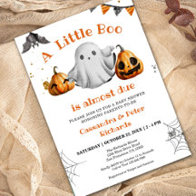 Halloween Baby Boo Baby Shower Gender Neutral
