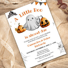 Halloween Baby Boo Baby Shower Gender Neutral Inbjudningar