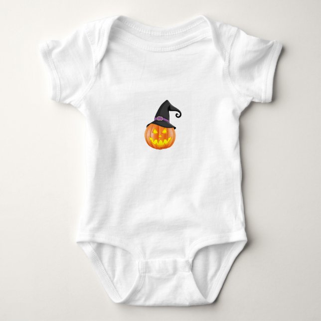 Halloween baby-kroppsdräkt t shirt (Framsida)