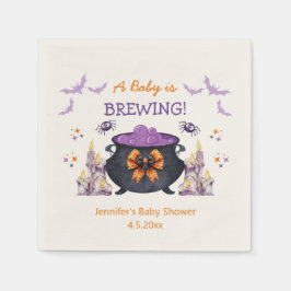 halloween baby, rinnande babydusch söt pappersservett