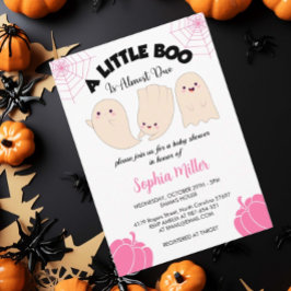 Halloween Baby Shower är nästan på väg. Inbjudningar