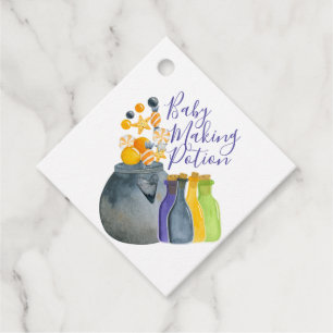 Halloween Baby Shower Baby Skapar Potion Gåvor Etiketter