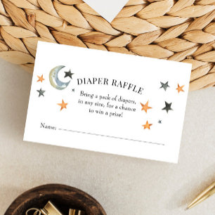 Halloween Baby Shower Blöja Lotteri Infogningskort Visitkort