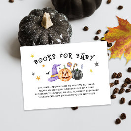 Halloween Baby Shower Bok Tilläggskort