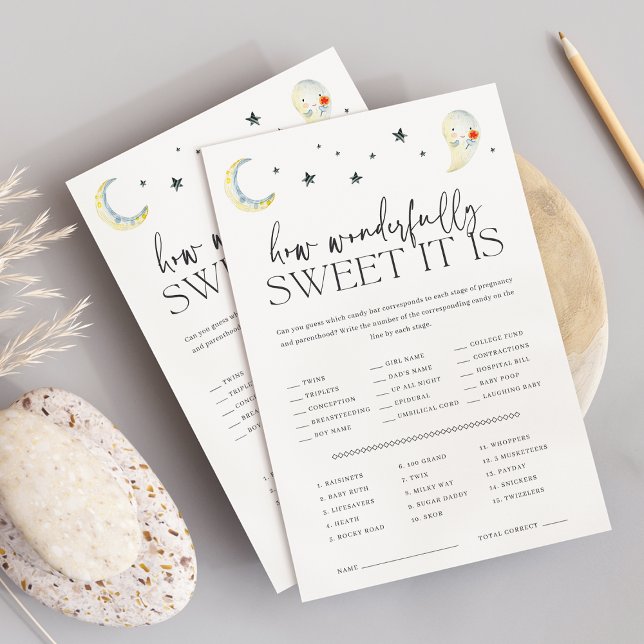 Halloween Baby Shower Candy Guessing Game Lakan Flygblad (Skapare uppladdad)