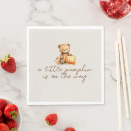 Halloween Baby Shower-Dekorationer: Pappra blöjor Pappersservett