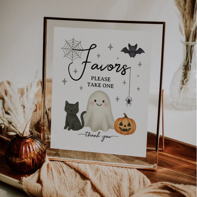 Halloween Baby Shower-favoriter Budgetutfällare Reklamblad (Skapare uppladdad)