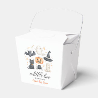 Halloween Baby Shower Fördelningslåda En Liten Boo Presentaskar