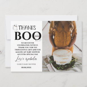 Halloween Baby Shower Foto Tack Kort