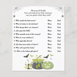 Halloween Baby Shower Game Game Gissa Vem Mamma el