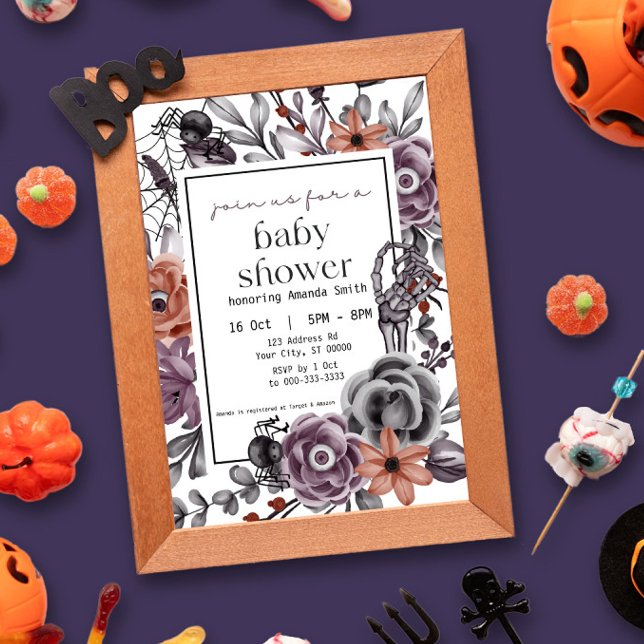 Halloween Baby Shower, Gender Neutral, oktober Inbjudningar (Skapare uppladdad)