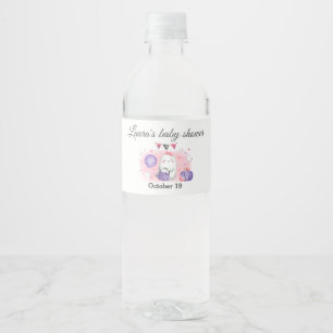 Halloween Baby Shower Girl Vattenflaska Label Vattenflaskor Etikett