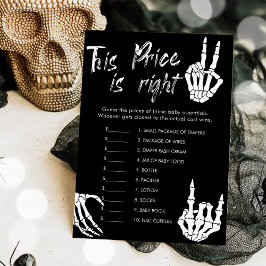 Halloween Baby Shower Gissa Pris Spelkort Inbjudningar