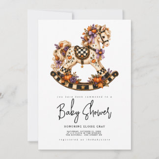Halloween Baby Shower Inbjudan