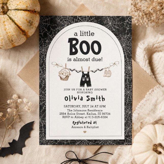 Halloween baby shower inbjudningar (Skapare uppladdad)