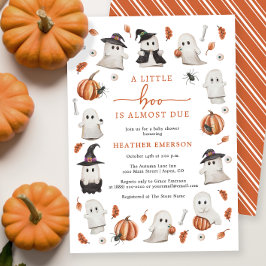Halloween Baby Shower Inbjudningar