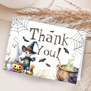 Halloween Baby Shower-mappat tackkort