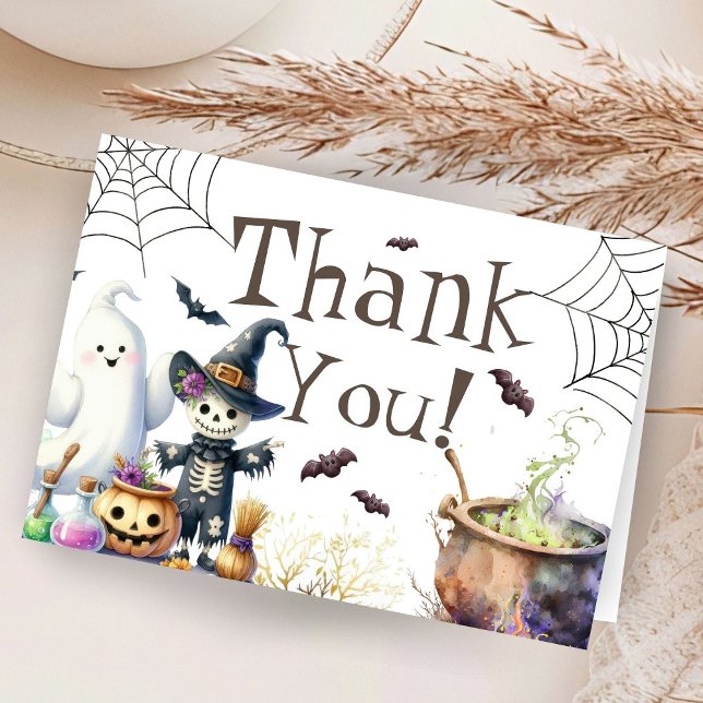 Halloween Baby Shower-mappat tackkort (Skapare uppladdad)