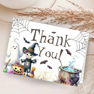 Halloween Baby Shower-mappat tackkort