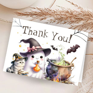 Halloween Baby Shower-mappat tackkort