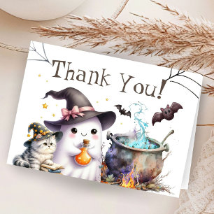 Halloween Baby Shower-mappat tackkort