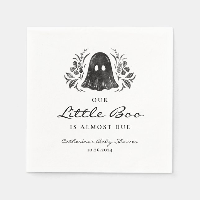 Halloween Baby Shower Napkins Pappersservett (Framsidan)