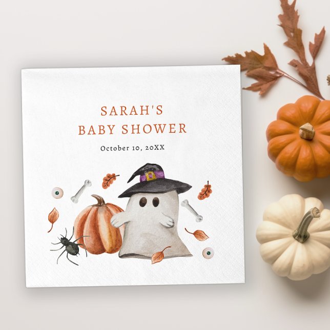 Halloween Baby Shower Pappersservett (Halloween Baby Shower Napkins
)